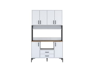 Eligius Højskab - Hvid/Valnød - Hus & renovering - Køkken & bad - Køkken & bryggers
