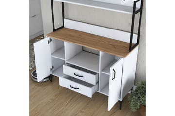 Eligius Højskab - Hvid/Valnød - Hus & renovering - Køkken & bad - Køkken & bryggers
