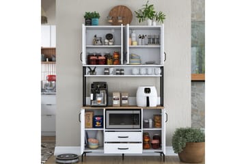 Eligius Højskab - Hvid/Valnød - Hus & renovering - Køkken & bad - Køkken & bryggers