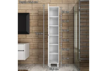 Erickslund Opbevaringskab - Hvid - Hus & renovering - Køkken & bad - Køkken & bryggers