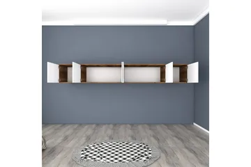 Ervon Vægplade 243x243 cm - Valnød/Hvid - Hus & renovering - Køkken & bad - Køkken & bryggers