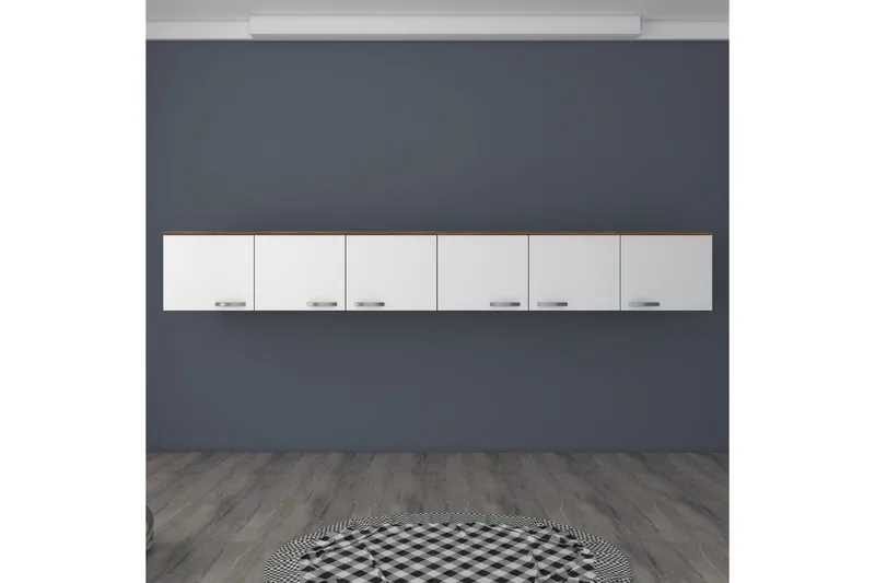 Ervon Vægplade 243x243 cm - Valnød/Hvid - Hus & renovering - Køkken & bad - Køkken & bryggers