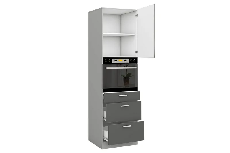 Grey køkkenskab 60x57x210 cm - Hus & renovering - Køkken & bad - Køkken & bryggers