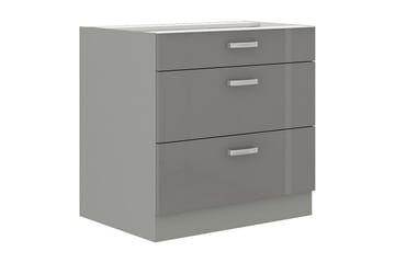 Grey skab med skuffer 80x52x82 cm - Hus & renovering - Køkken & bad - Køkken & bryggers