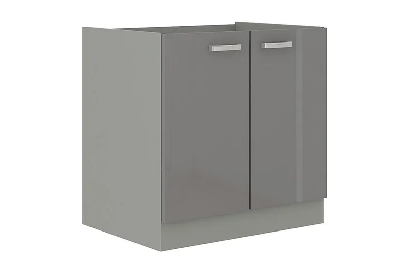 Grey skab til vaskemaskine 80x50x82 cm, Grå