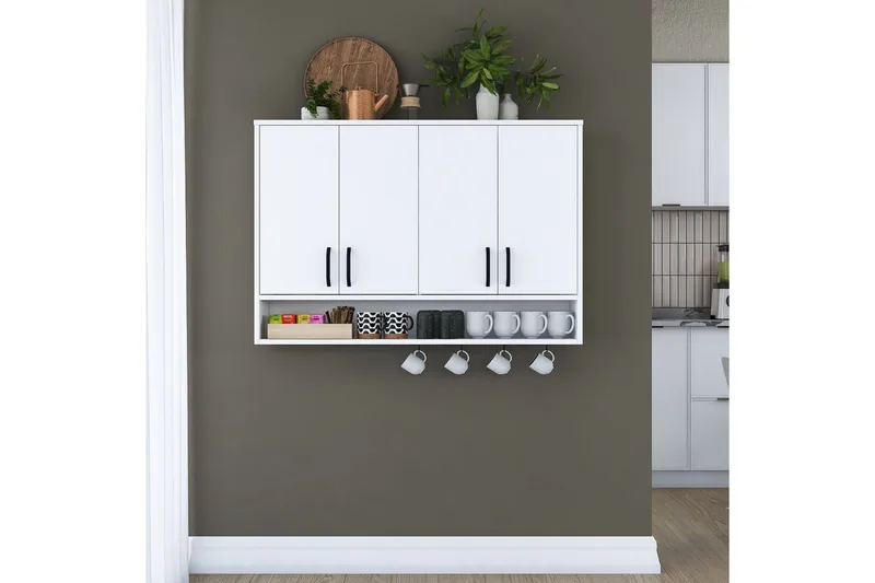 Heba TV-skab 120 cm - Hvid - Hus & renovering - Køkken & bad - Køkken & bryggers