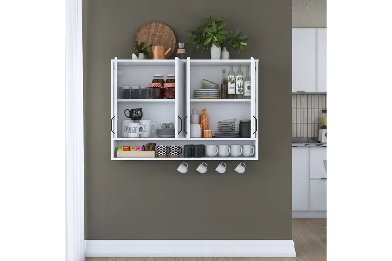 Heba TV-skab 120 cm - Hvid - Hus & renovering - Køkken & bad - Køkken & bryggers
