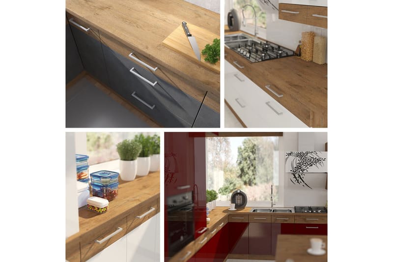 Bordplade 110cm - Brun - Hus & renovering - Køkken & bad - Køkken & bryggers - Køkkenbordplade & køkkenbord