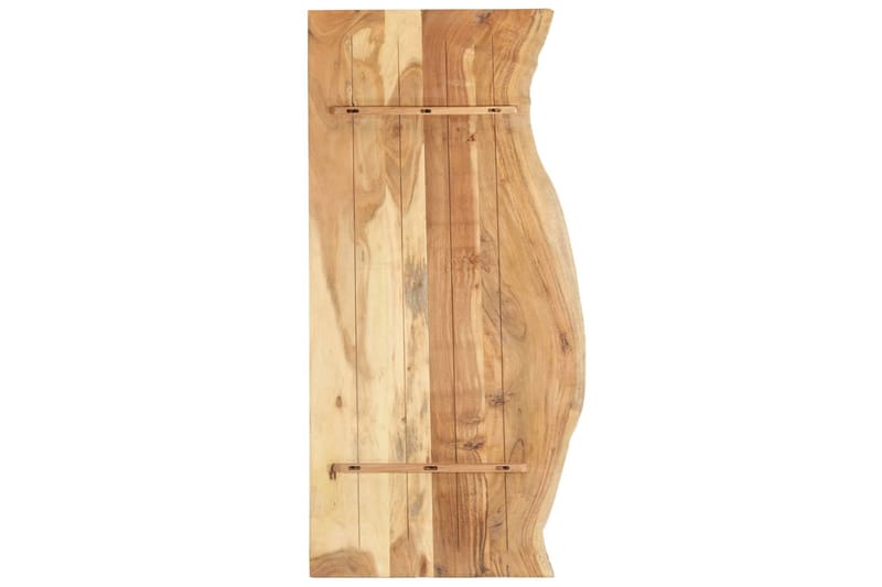 bordplade til toiletbord 140x55x2,5 cm massivt akacietræ - Brun - Køkkenbordplade & køkkenbord