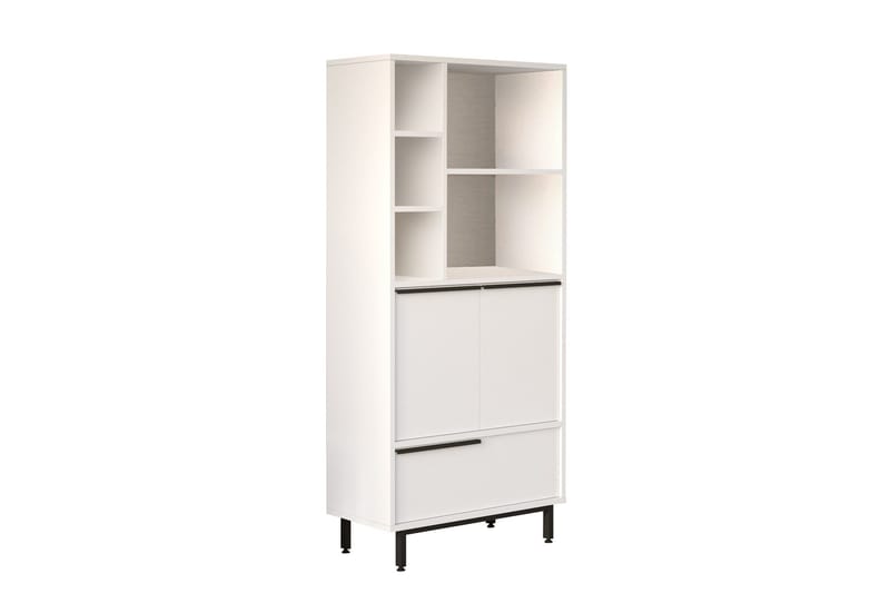 Liyakat Højskab Badeværelse 161,6 cm - Hvid - Hus & renovering - Køkken & bad - Badeværelse - Badeværelsesmøbler - Vægskabe & højskabe