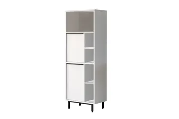 Liyakat Højskab Badeværelse 161,6 cm - Hvid - Hus & renovering - Køkken & bad - Badeværelse - Badeværelsesmøbler - Vægskabe & højskabe