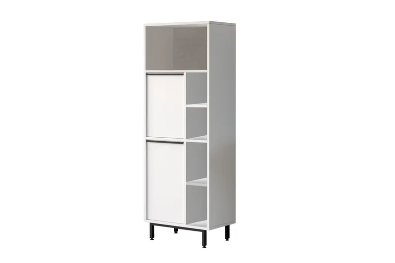Liyakat Højskab Badeværelse 161,6 cm - Hvid - Hus & renovering - Køkken & bad - Badeværelse - Badeværelsesmøbler - Vægskabe & højskabe