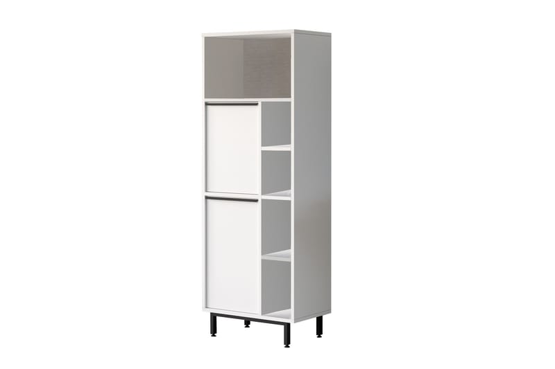 Liyakat Højskab Badeværelse 161,6 cm - Hvid - Hus & renovering - Køkken & bad - Badeværelse - Badeværelsesmøbler - Badeværelsesskab