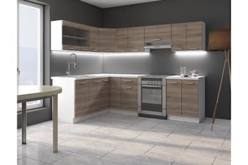 Dave Køkken møbelsæt - Beige | Grå - Hus & renovering - Køkken & bad - Køkken & bryggers - Køkkenmøbler