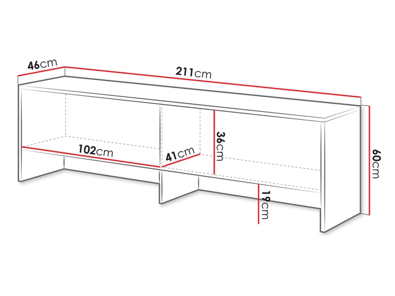 Forlænger til sengebord Concept Kashmir - Kashmir - Hus & renovering - Køkken & bad - Køkken & bryggers