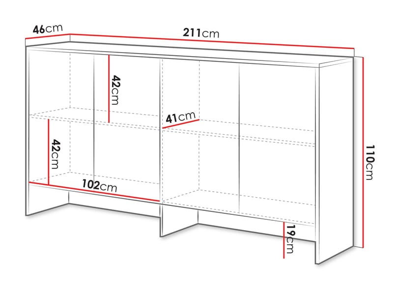Forlænger til sengebord Concept Kashmir - Kashmir - Hus & renovering - Køkken & bad - Køkken & bryggers