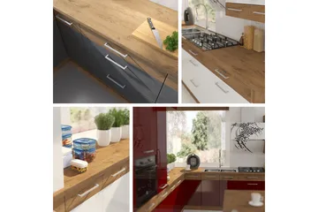 Bordplade 170cm - Brun - Hus & renovering - Køkken & bad - Køkken & bryggers - Køkkenbordplade & køkkenbord