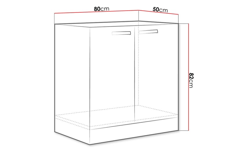 Bordplade 220cm - Brun - Hus & renovering - Køkken & bad - Køkken & bryggers - Køkkenbordplade & køkkenbord