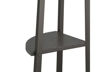 beBasic stigereol med 3 hylder 45,5x31,5x120 cm sort - Sort - Opbevaring - Hylder & Reoler - Hjørnehylde og hjørnereol