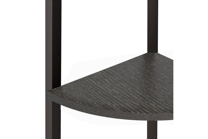 beBasic stigereol med 5 hylder 45,5x31,5x180 cm sort - Sort - Opbevaring - Hylder & Reoler - Hjørnehylde og hjørnereol