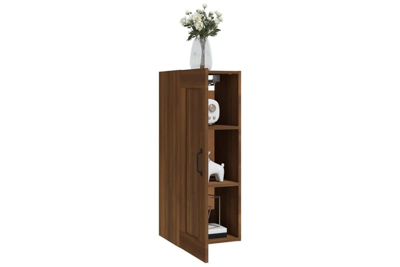 beBasic vægskab 35x34x90 cm konstrueret træ brun egetræsfarve - Brun - Opbevaring - Hylder & Reoler - Hylder & hyldeknægte