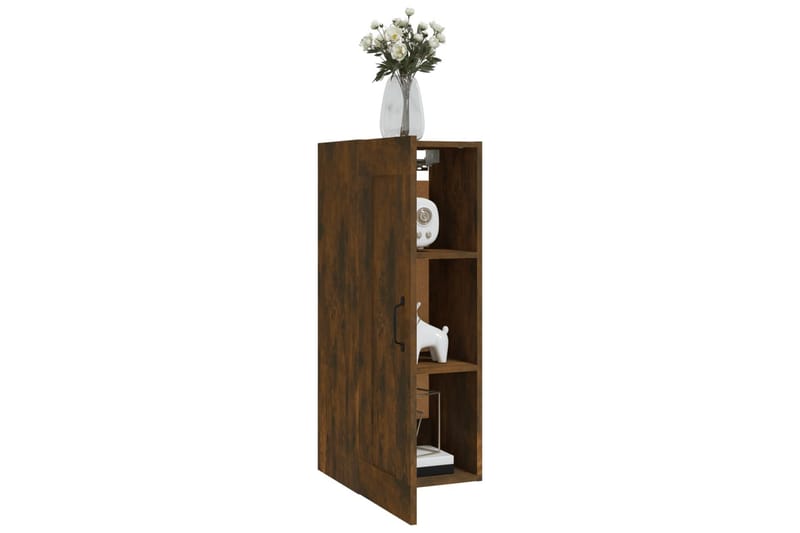 beBasic vægskab 35x34x90 cm konstrueret træ røget egetræsfarve - Brun - Opbevaring - Hylder & Reoler - Hylder & hyldeknægte