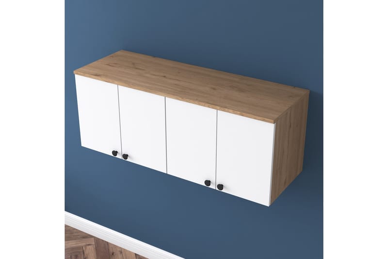 Frostine Overskab - Valnød/Hvid - Hus & renovering - Køkken & bad - Køkken & bryggers