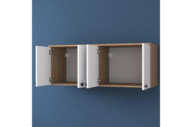 Frostine Overskab - Valnød/Hvid - Hus & renovering - Køkken & bad - Køkken & bryggers