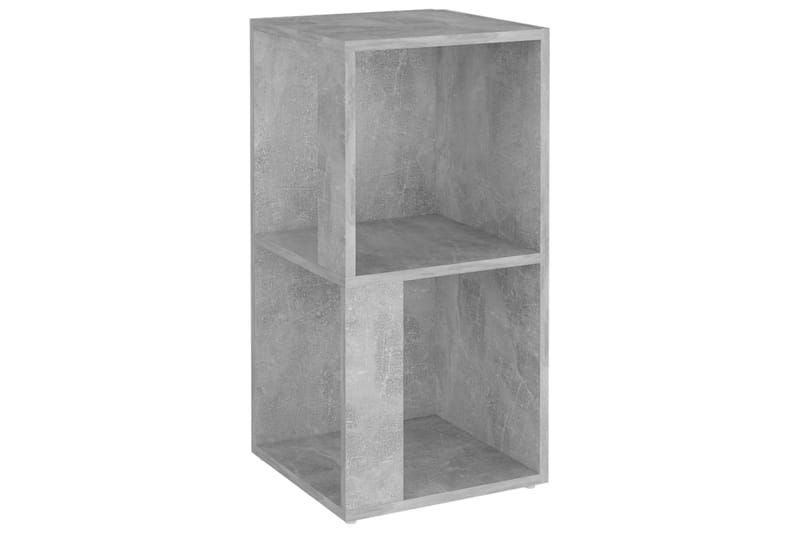 hjørnereol 33x33x67 cm spånplade betongrå - Grå - Opbevaring - Hylder & Reoler - Hjørnehylde og hjørnereol