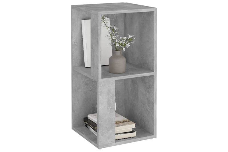 hjørnereol 33x33x67 cm spånplade betongrå - Grå - Opbevaring - Hylder & Reoler - Hjørnehylde og hjørnereol
