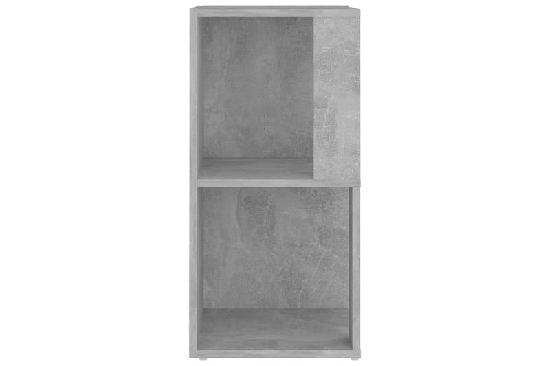 hjørnereol 33x33x67 cm spånplade betongrå - Grå - Køkkenhylde - Hjørnehylde og hjørnereol