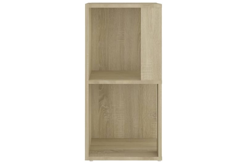 hjørnereol 33x33x67 cm spånplade sonoma-eg - Brun - Opbevaring - Hylder & Reoler - Hjørnehylde og hjørnereol