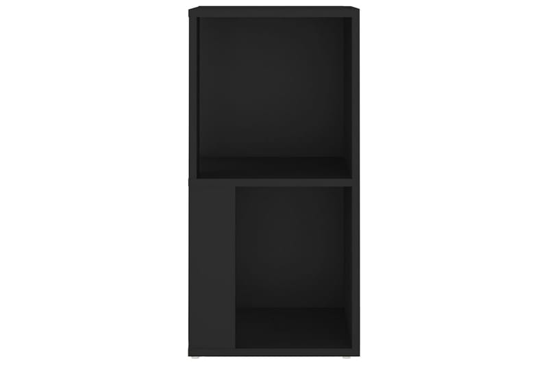 hjørnereol 33x33x67 cm spånplade sort - Sort - Opbevaring - Hylder & Reoler - Hjørnehylde og hjørnereol