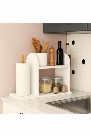 Køkkenhylde Hanah Home Peka Kitchen (45 x 36,8 x 17 cm) Hvid - Hvid - Hus & renovering - Køkken & bad - Køkken & bryggers - Køkkenindretning - Køkkenhylde