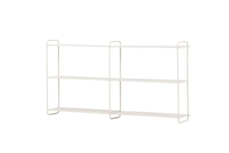 Lyon Tallerkenhylde 122x18 cm, Beige