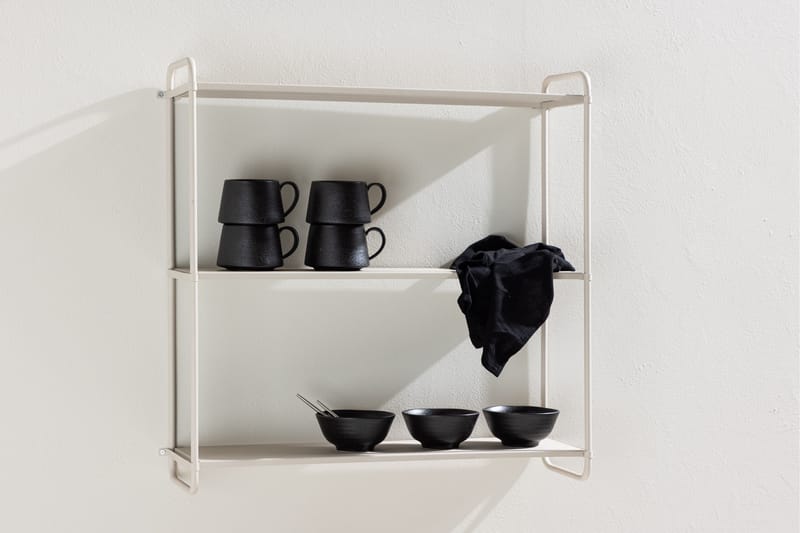 Lyon Tallerkenhylde 62x18 cm - Beige - Opbevaring - Hylder & Reoler - Opbevaringshylde - Tallerkenhylde