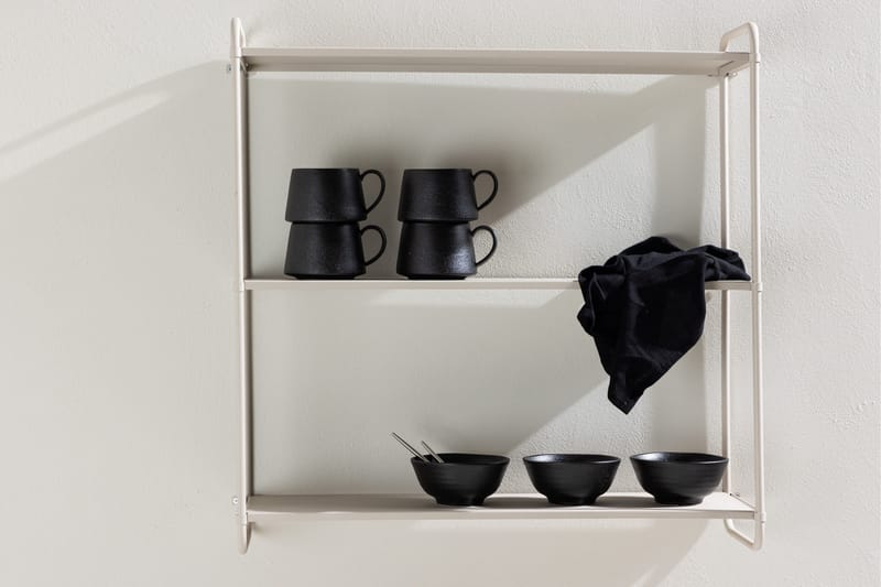 Lyon Tallerkenhylde 62x18 cm - Beige - Opbevaring - Hylder & Reoler - Opbevaringshylde - Tallerkenhylde