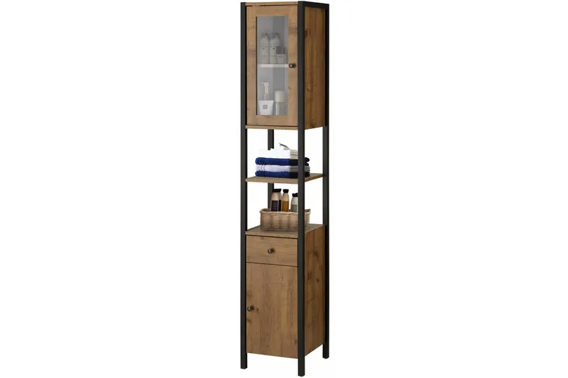 Brayden tv-skab 33x180 cm - Brun/sort - Hus & renovering - Køkken & bad - Køkken & bryggers