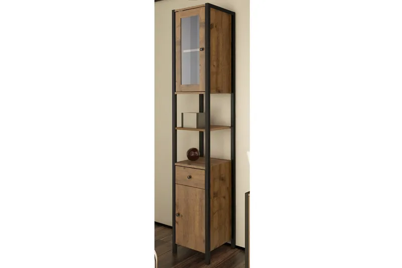 Brayden tv-skab 33x180 cm - Brun/sort - Hus & renovering - Køkken & bad - Køkken & bryggers