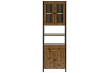 Brayden tv-skab 60x180 cm - Brun/sort - Hus & renovering - Køkken & bad - Køkken & bryggers