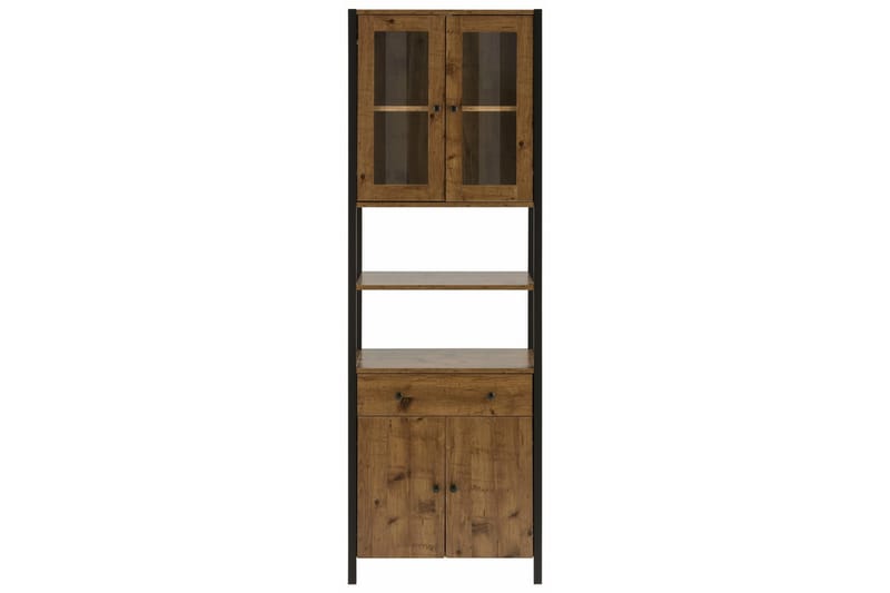 Brayden tv-skab 60x180 cm - Brun/sort - Hus & renovering - Køkken & bad - Køkken & bryggers