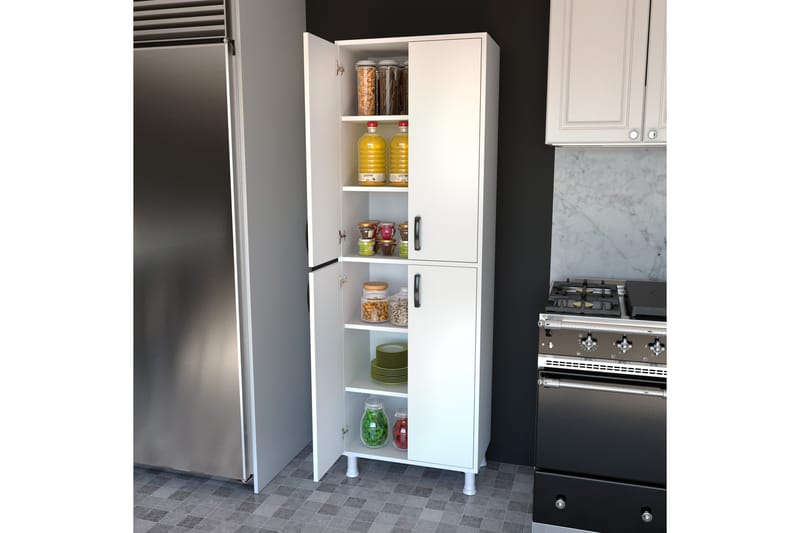 Erickslund Opbevaringskab - Hvid - Hus & renovering - Køkken & bad - Køkken & bryggers