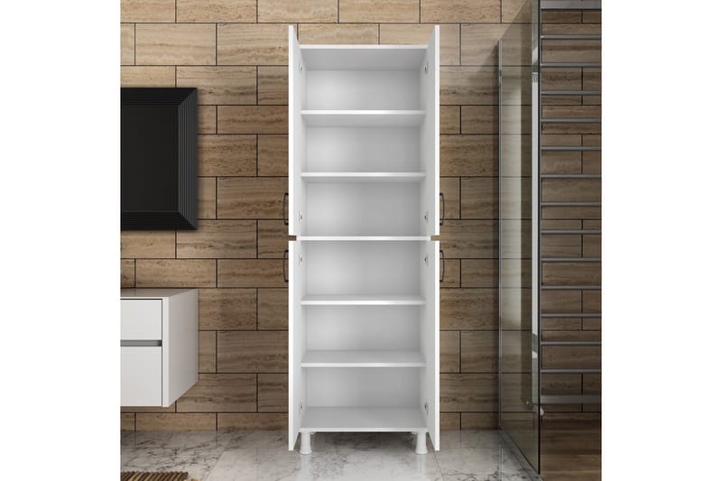 Erickslund Opbevaringskab - Hvid - Hus & renovering - Køkken & bad - Køkken & bryggers