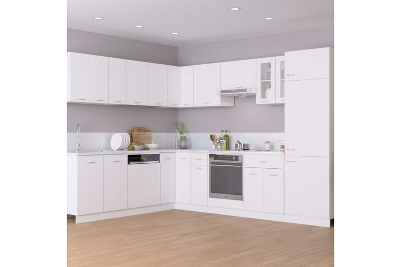 Køkkenskab 60x46x81,5 cm spånplader hvid - Hvid - Køkkenskab