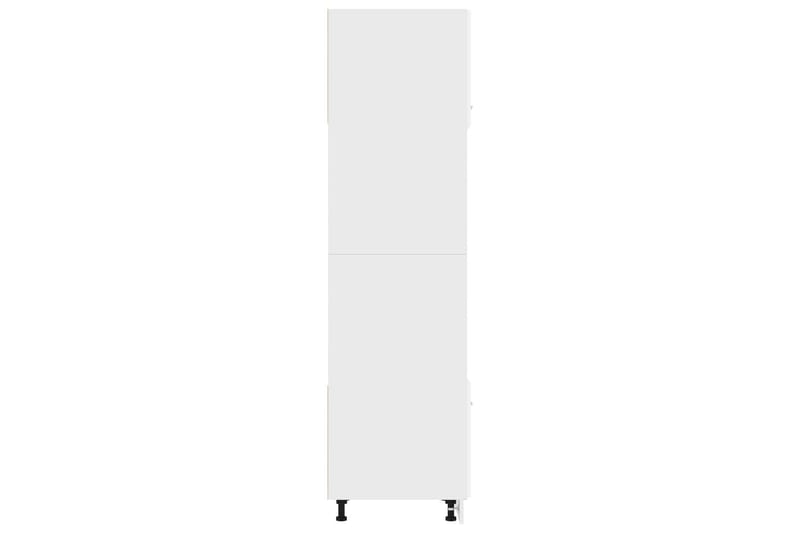 Skab til mikroovn 60x57x207 cm spånplade hvid - Hvid - Køkkenskab