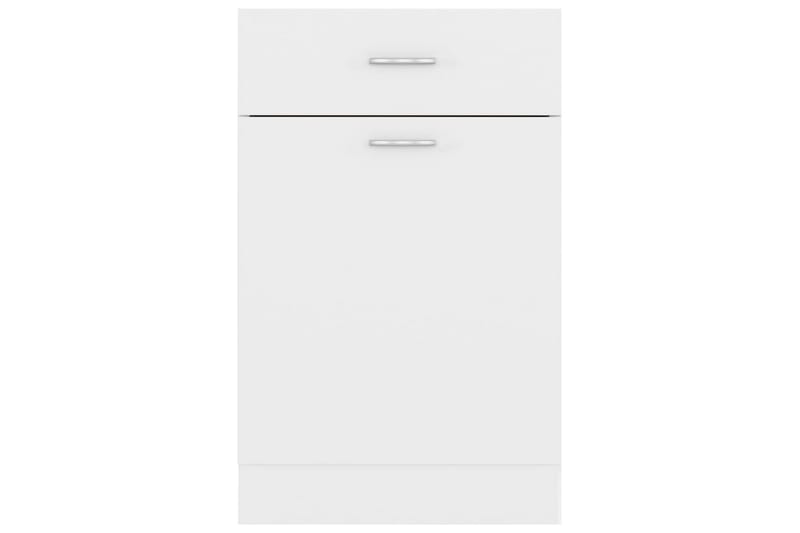 Skuffeunderskab 50x46x81,5 cm spånplade hvid - Hvid - Køkkenskab