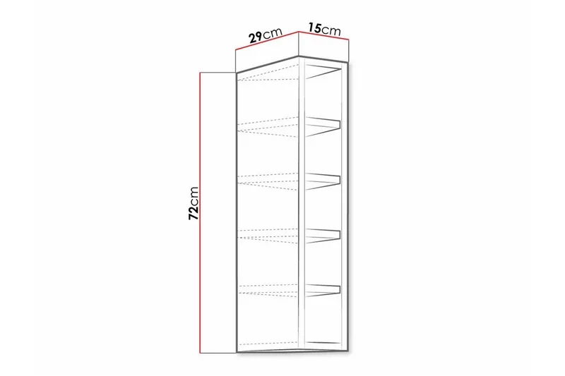Templemore Køkkenskab 15 cm - Brun - Hus & renovering - Køkken & bad - Køkken & bryggers