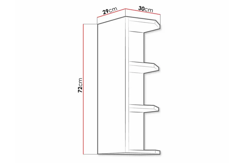 Templemore Køkkenskab 30 cm - Brun - Hus & renovering - Køkken & bad - Køkken & bryggers