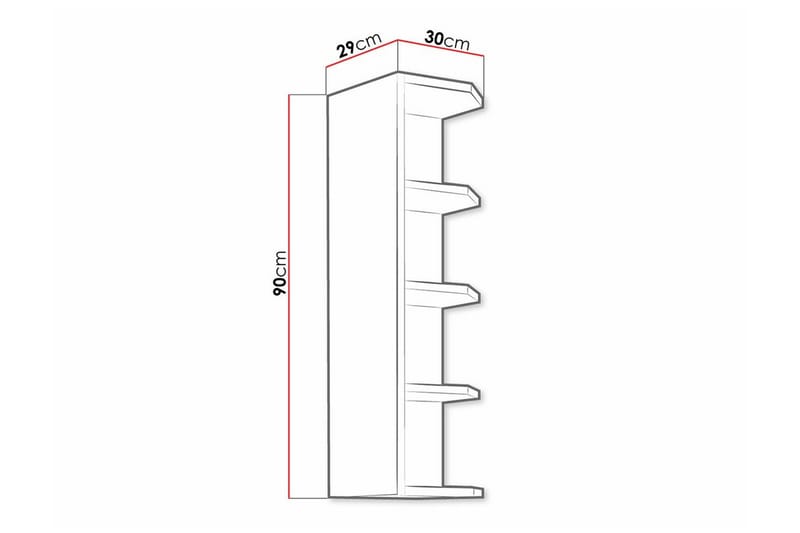 Templemore Køkkenskab 30 cm - Brun - Hus & renovering - Køkken & bad - Køkken & bryggers