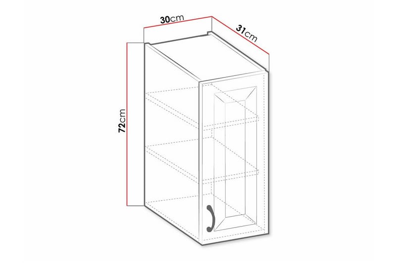Templemore Køkkenskab 30 cm - Hus & renovering - Køkken & bad - Køkken & bryggers